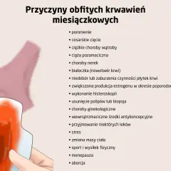 Obfite krwawienia miesiączkowe i skrzepy mogą mieć różne przyczyny, od chorób po stres.
