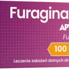 Furagina Forte 100 mg, 15 tabletek. Leczenie zakażeń dolnych dróg moczowych. Sprawdź furagina cena.