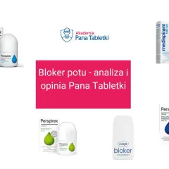 Kolekcja antyperspirantów: Perspirex, Medispirant i Ziaja bloker. Różne rodzaje aerozoli i roll-onów do walki z potem.